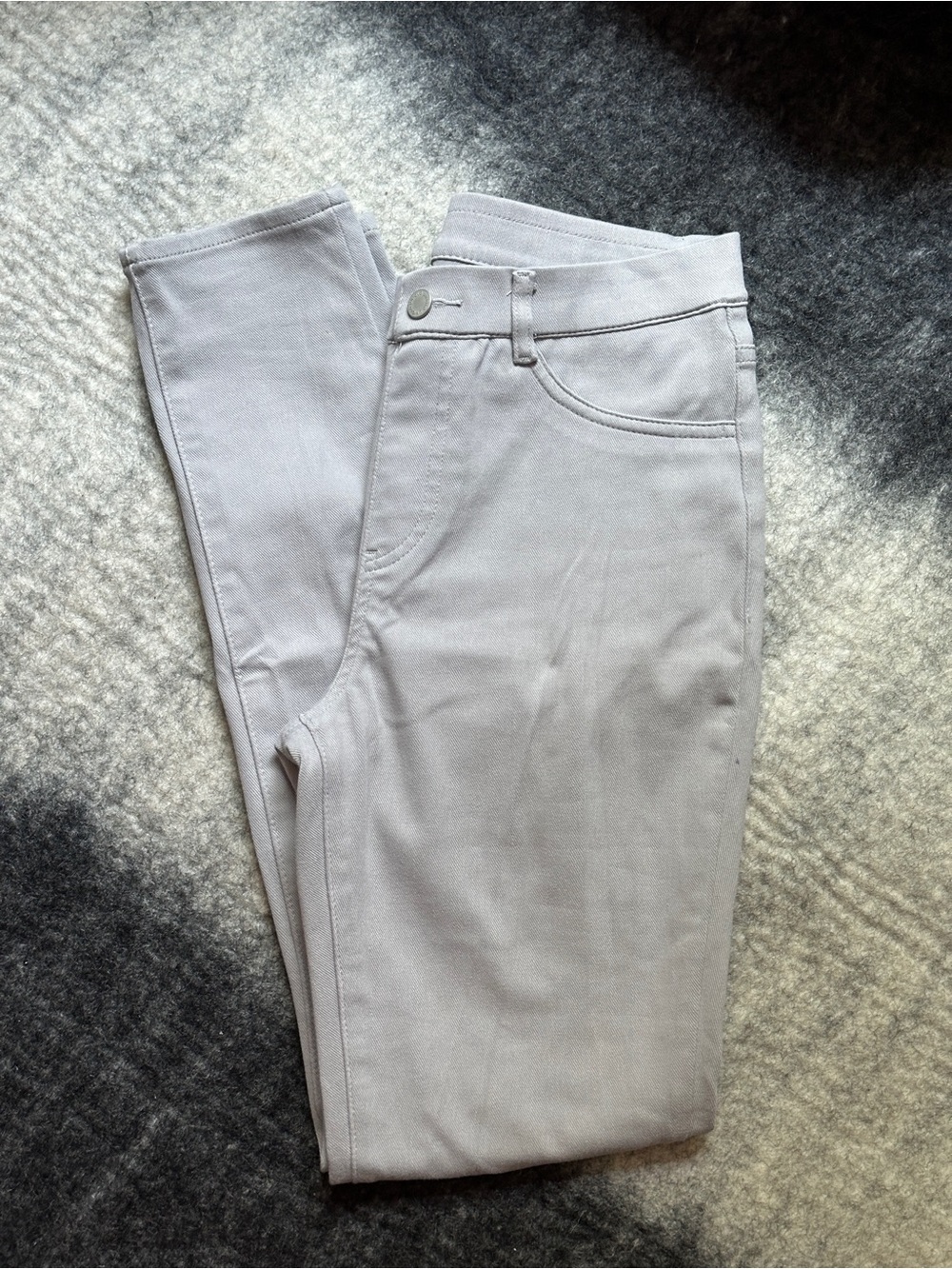 Uniqlo Extra Stretch Legging Pants - Light Gray - M